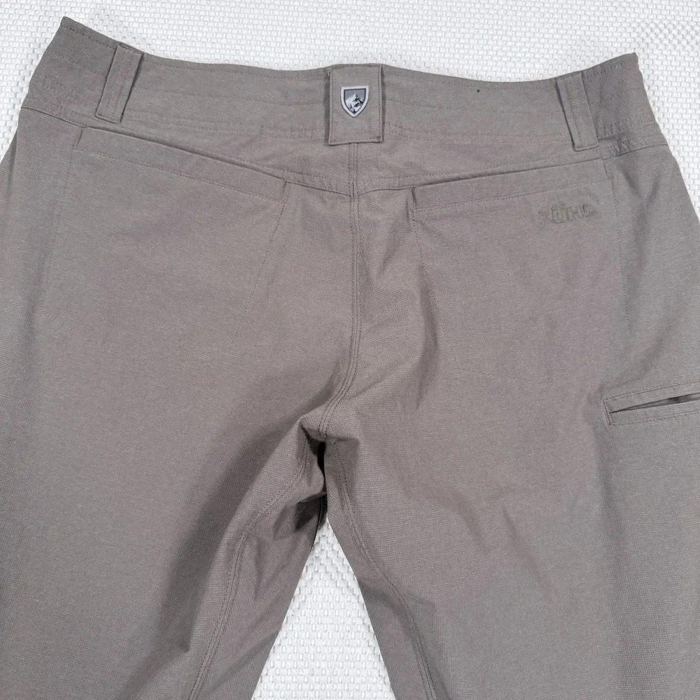 Kuhl Men's 36x32 Gray/Brown Stretch Outdoor Hiking Pants Utility Performance